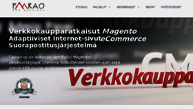 What Faarao.fi website looked like in 2018 (5 years ago)