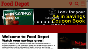 What Fooddepot.com website looked like in 2018 (5 years ago)
