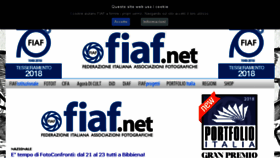 What Fiaf.net website looked like in 2018 (5 years ago)