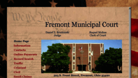 What Fremontmunicipalcourt.org website looked like in 2018 (5 years ago)