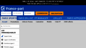 What France-pari.fr website looked like in 2018 (5 years ago)