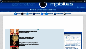 What Forum-generationmobiles.net website looked like in 2018 (5 years ago)