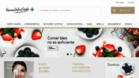 What Farmaciaonlinebarata.es website looked like in 2018 (5 years ago)