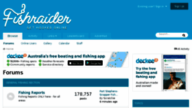 What Fishraider.com.au website looked like in 2018 (5 years ago)