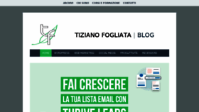 What Fogliata.net website looked like in 2018 (5 years ago)