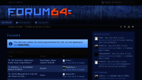 What Forum64.de website looked like in 2018 (5 years ago)