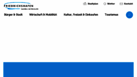 What Friedrichshafen.de website looked like in 2018 (5 years ago)