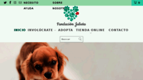 What Fundacionjulieta.cl website looked like in 2018 (5 years ago)