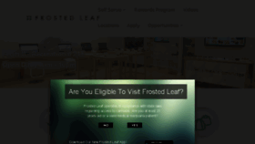 What Frostedleaf.com website looked like in 2018 (5 years ago)
