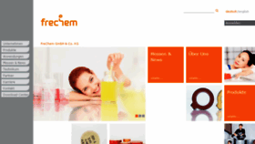 What Frechem.de website looked like in 2018 (5 years ago)