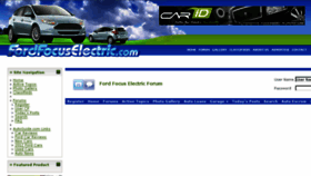 What Fordfocuselectric.com website looked like in 2018 (5 years ago)