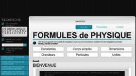 What Formules-physique.com website looked like in 2018 (5 years ago)