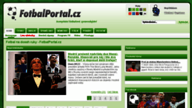 What Fotbalportal.cz website looked like in 2018 (5 years ago)