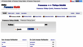 What Fransizcasozluk.net website looked like in 2018 (5 years ago)