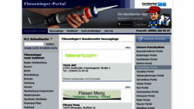 What Fliesenleger-portal.de website looked like in 2018 (5 years ago)