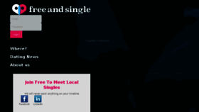 What Freeandsingle.com website looked like in 2018 (5 years ago)
