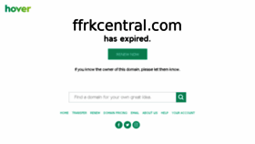 What Ffrkcentral.com website looked like in 2018 (5 years ago)
