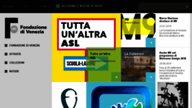 What Fondazionedivenezia.org website looked like in 2018 (5 years ago)