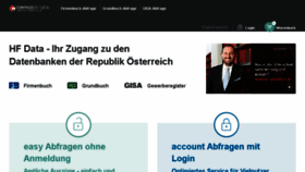 What Firmenbuchgrundbuch.at website looked like in 2018 (5 years ago)