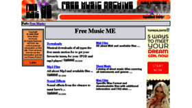 What Free-music.me.uk website looked like in 2018 (5 years ago)