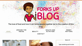 What Forksupblog.com website looked like in 2018 (5 years ago)