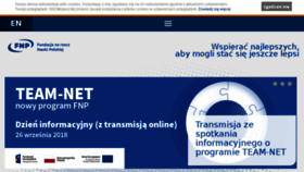What Fnp.org.pl website looked like in 2018 (6 years ago)