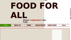 What Foodforall.co.uk website looked like in 2018 (5 years ago)