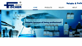 What Fischerchem.com website looked like in 2018 (5 years ago)