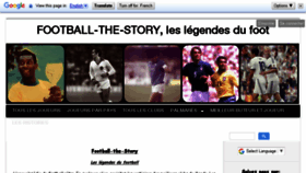 What Football-the-story.com website looked like in 2018 (5 years ago)
