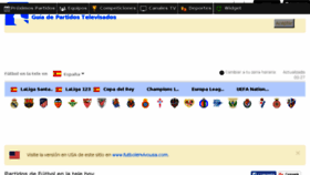 What Futbolenlatv.com website looked like in 2018 (5 years ago)