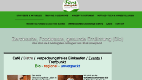 What Fuerst-unverpackt.ch website looked like in 2018 (5 years ago)
