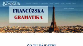What Francuzstina.eu website looked like in 2018 (5 years ago)