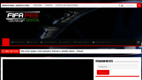 What Fifapesbrasil.net website looked like in 2018 (5 years ago)