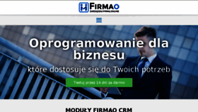 What Firmao.pl website looked like in 2018 (5 years ago)