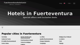 What Fuerteventurahotelsmix.com website looked like in 2018 (5 years ago)