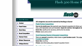 What Flash500.com website looked like in 2018 (5 years ago)