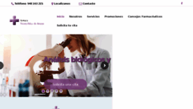 What Farmaciapamplona.com website looked like in 2018 (5 years ago)