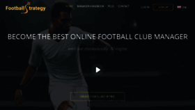 What Footballstrategy.org website looked like in 2018 (5 years ago)