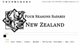 What Fourseasons.co.nz website looked like in 2018 (6 years ago)