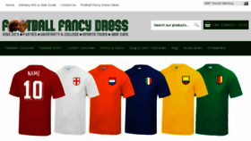 What Footballfancydress.co.uk website looked like in 2018 (5 years ago)