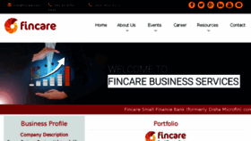 What Fincare.com website looked like in 2018 (5 years ago)