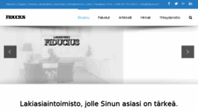 What Fiducius.fi website looked like in 2018 (5 years ago)