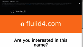 What Fluiid4.com website looked like in 2018 (5 years ago)