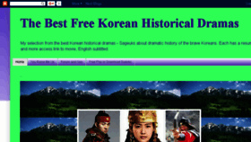 What Freekoreanhistoricaldramas.blogspot.com website looked like in 2018 (5 years ago)