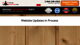 What Fixmysauna.com website looked like in 2018 (5 years ago)