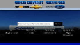 What Friesenauto.com website looked like in 2018 (5 years ago)