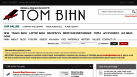 What Forums.tombihn.com website looked like in 2018 (5 years ago)