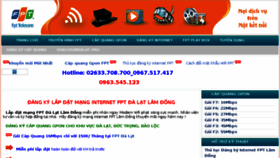 What Fptlamdong.net website looked like in 2018 (5 years ago)