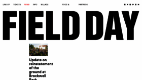 What Fielddayfestivals.com website looked like in 2018 (5 years ago)