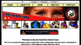 What Firstschoolyears.com website looked like in 2018 (5 years ago)